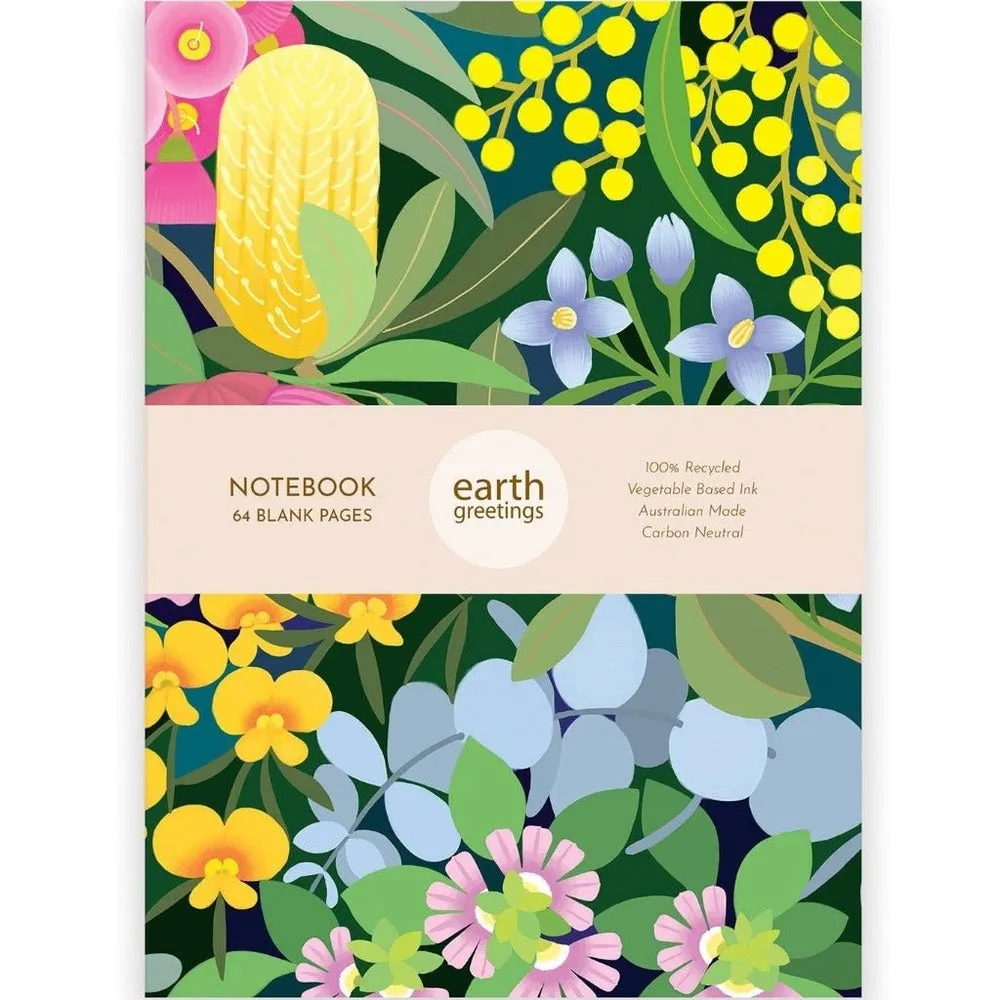 Earth Greetings A5 Blank Notebook
