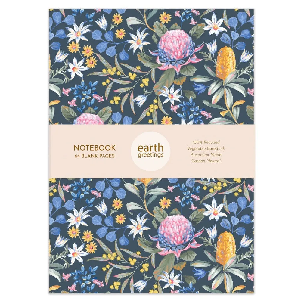 Earth Greetings A5 Blank Notebook