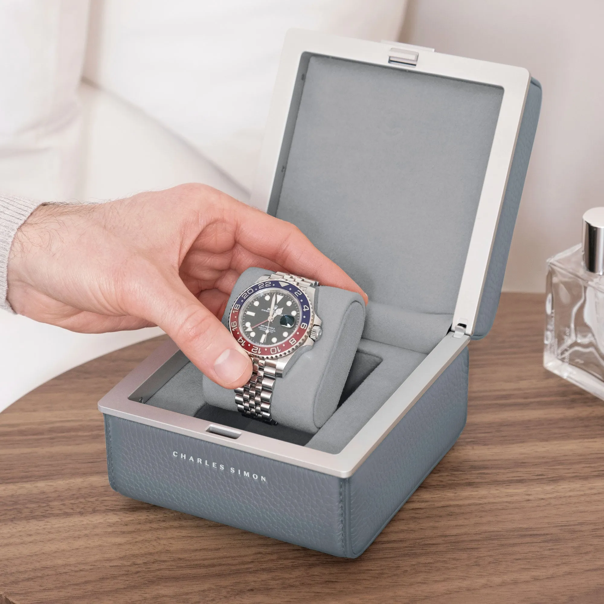 EATON 1 WATCH CASE - CLOUD GREY / GREY