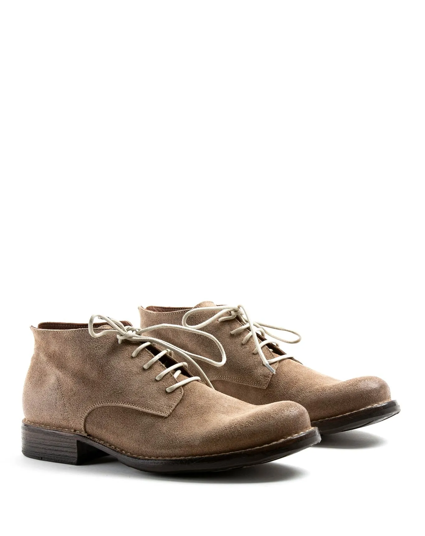 EDD Tobacco Suede Lace-up Boots