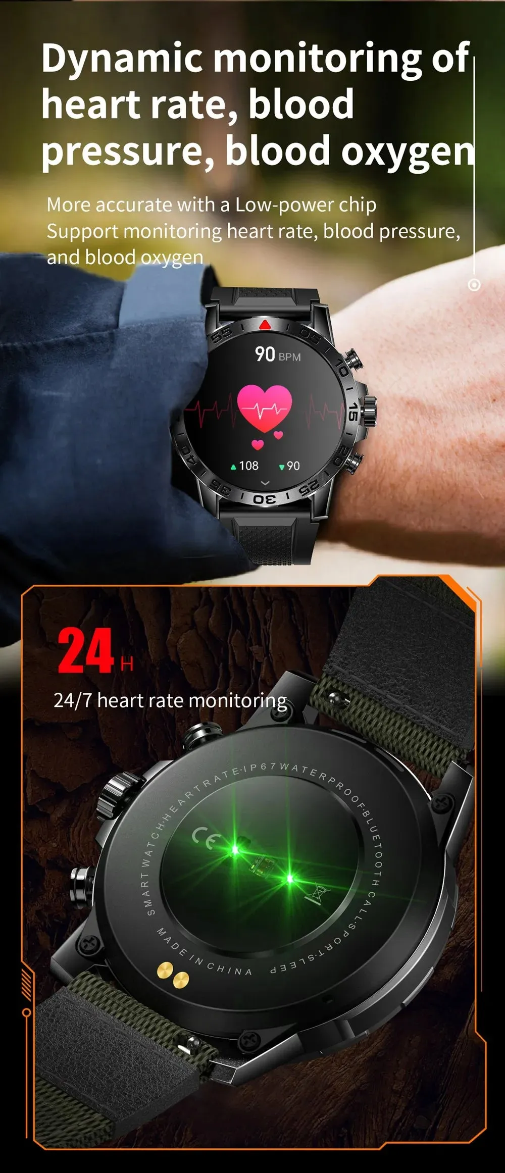 EFFEOKKI 1.39" HD Display Smart Fitness Watch