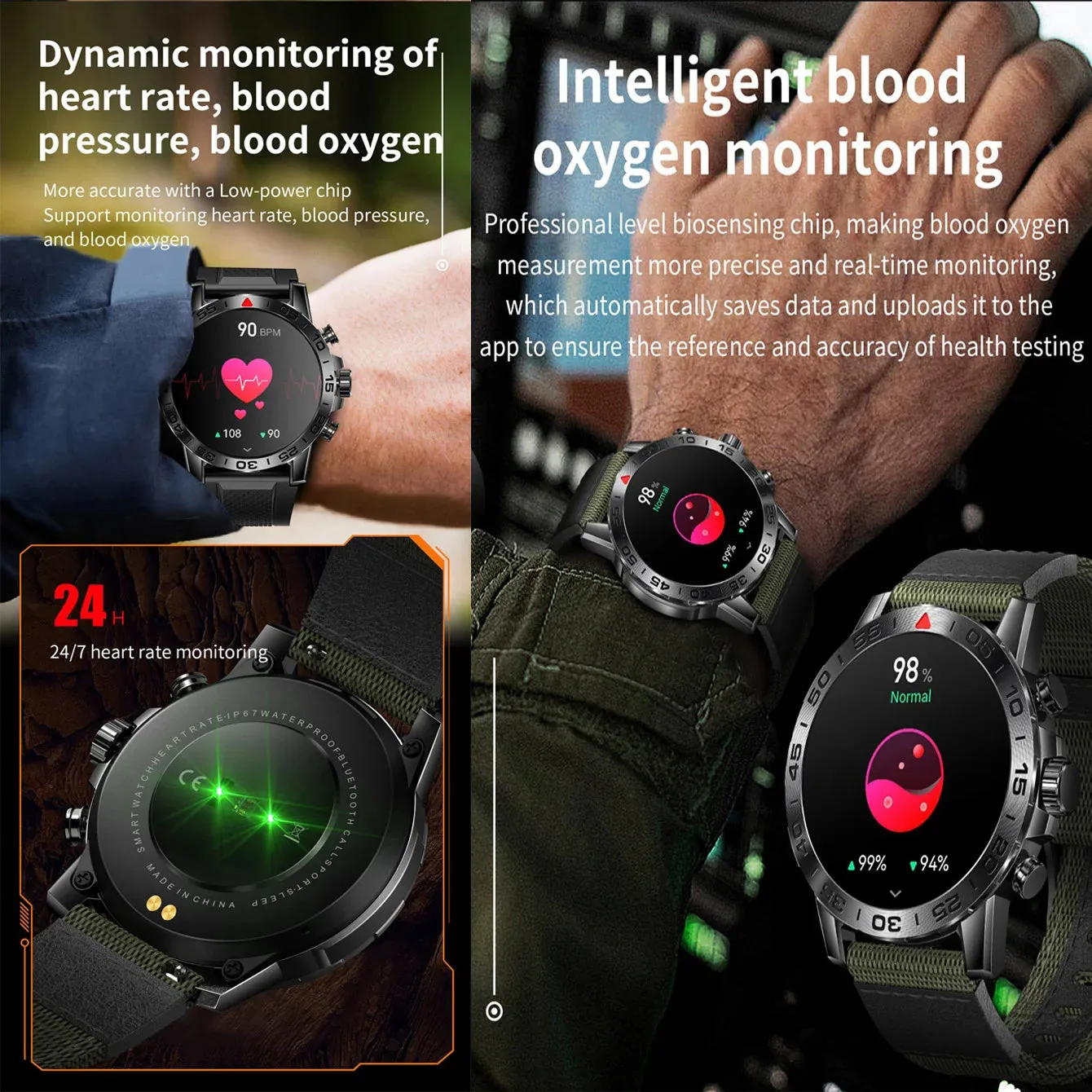 EFFEOKKI 1.39" HD Display Smart Fitness Watch
