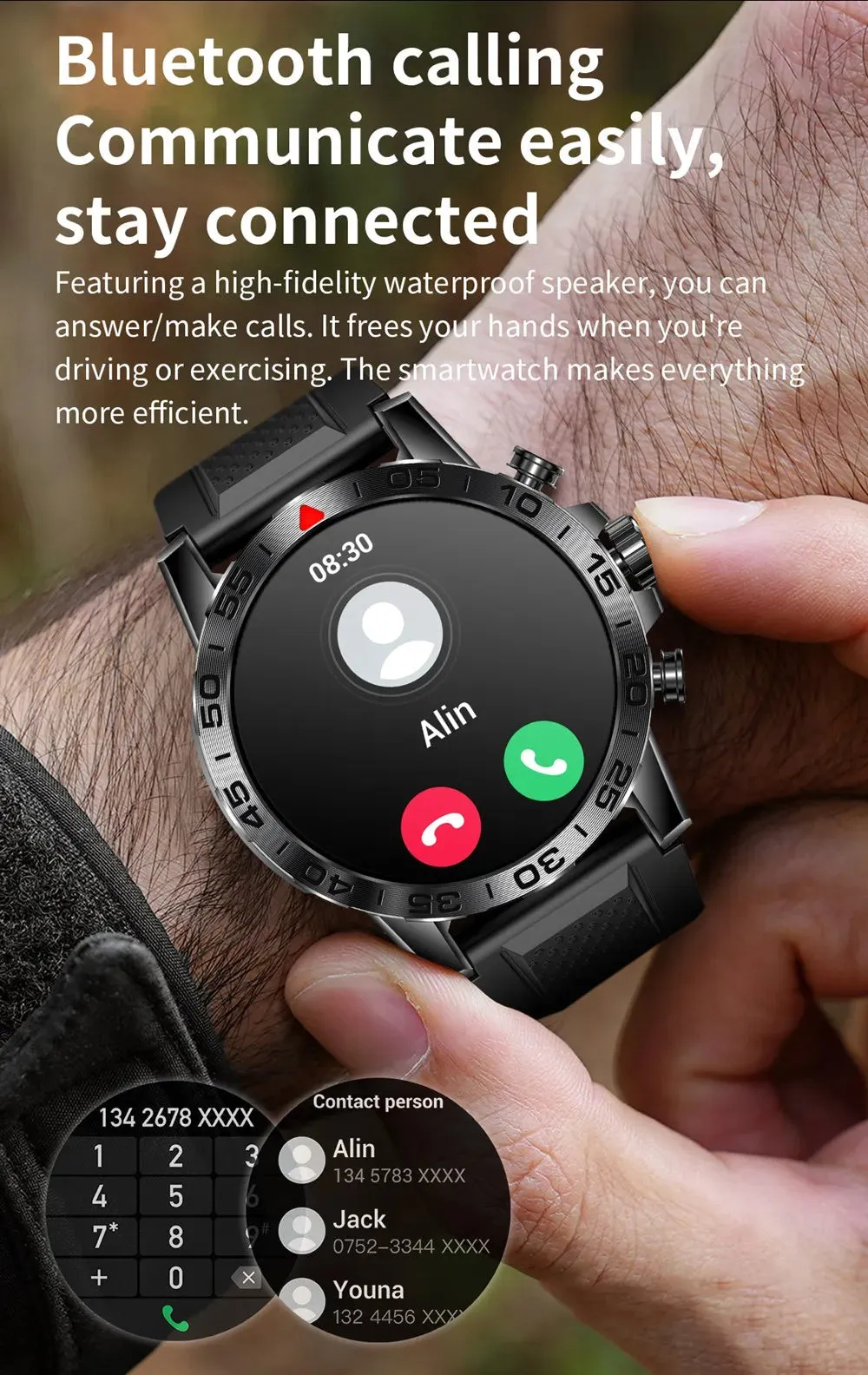EFFEOKKI 1.39" HD Display Smart Fitness Watch