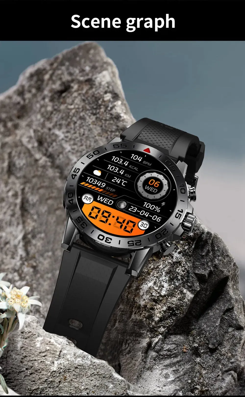 EFFEOKKI 1.39" HD Display Smart Fitness Watch