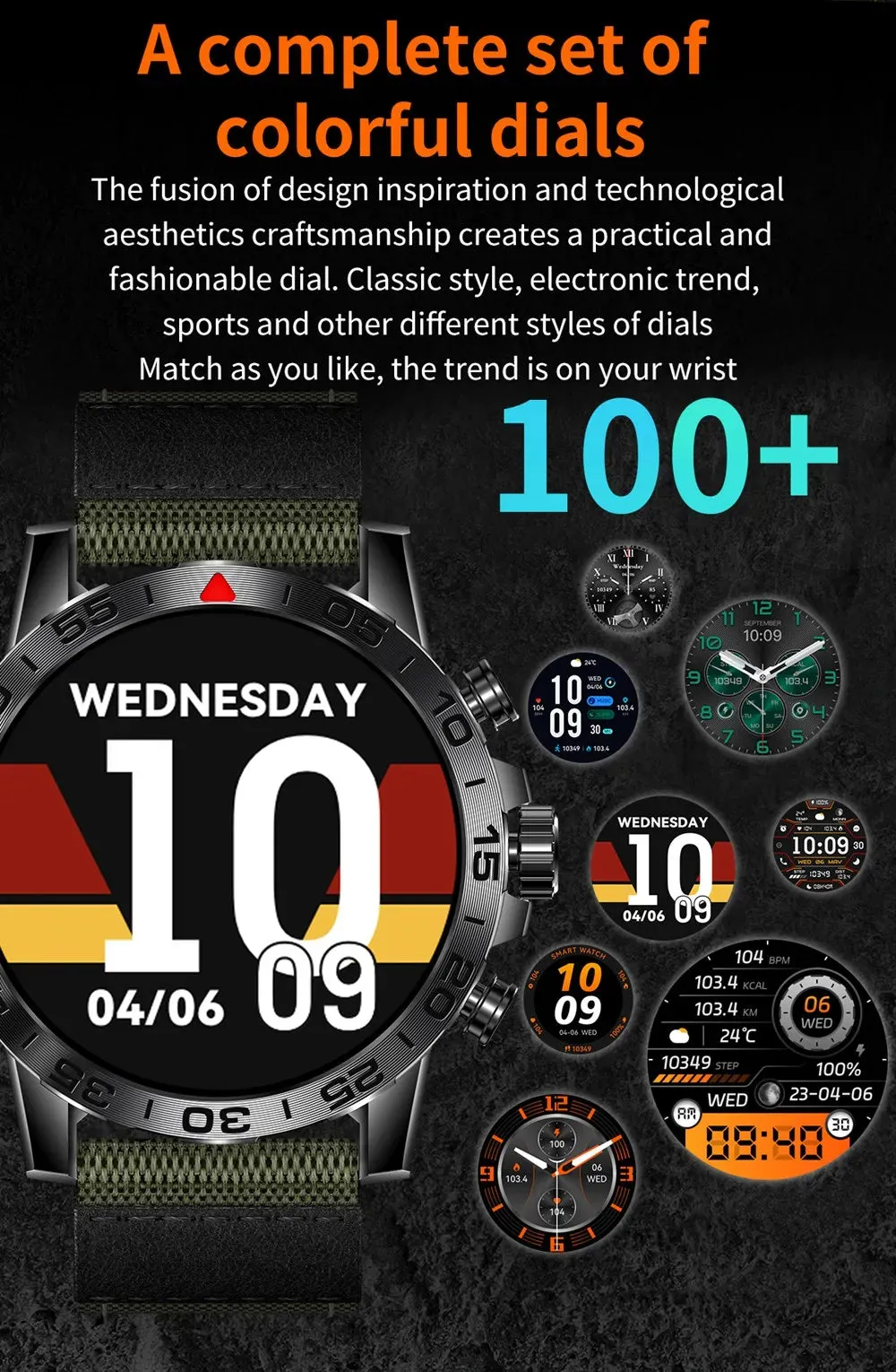 EFFEOKKI 1.39" HD Display Smart Fitness Watch