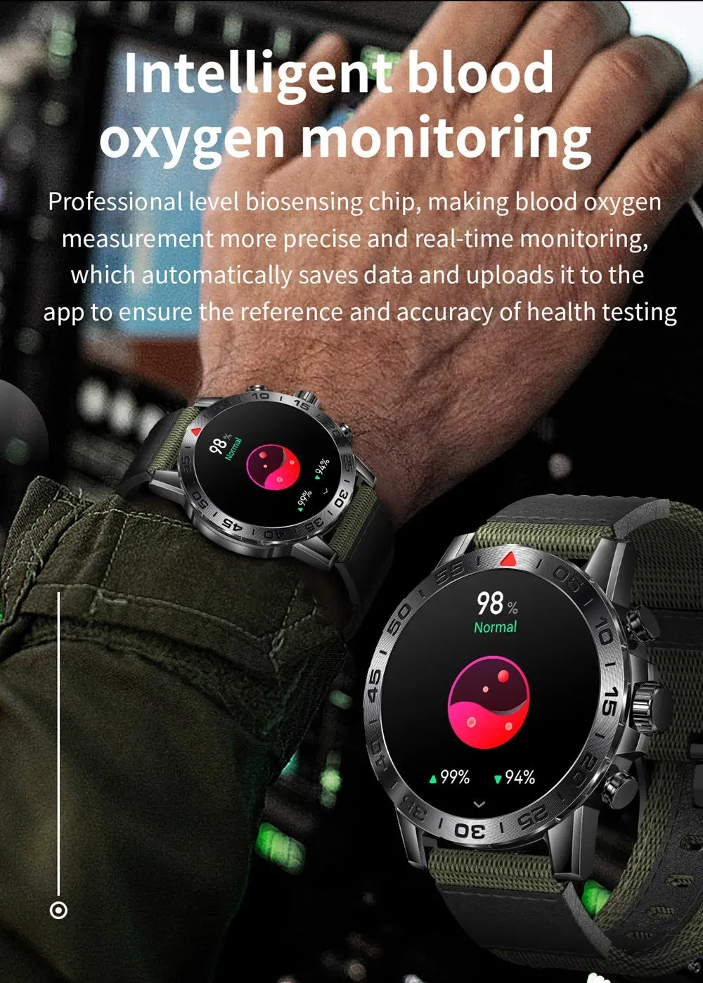 EFFEOKKI 1.39" HD Display Smart Fitness Watch