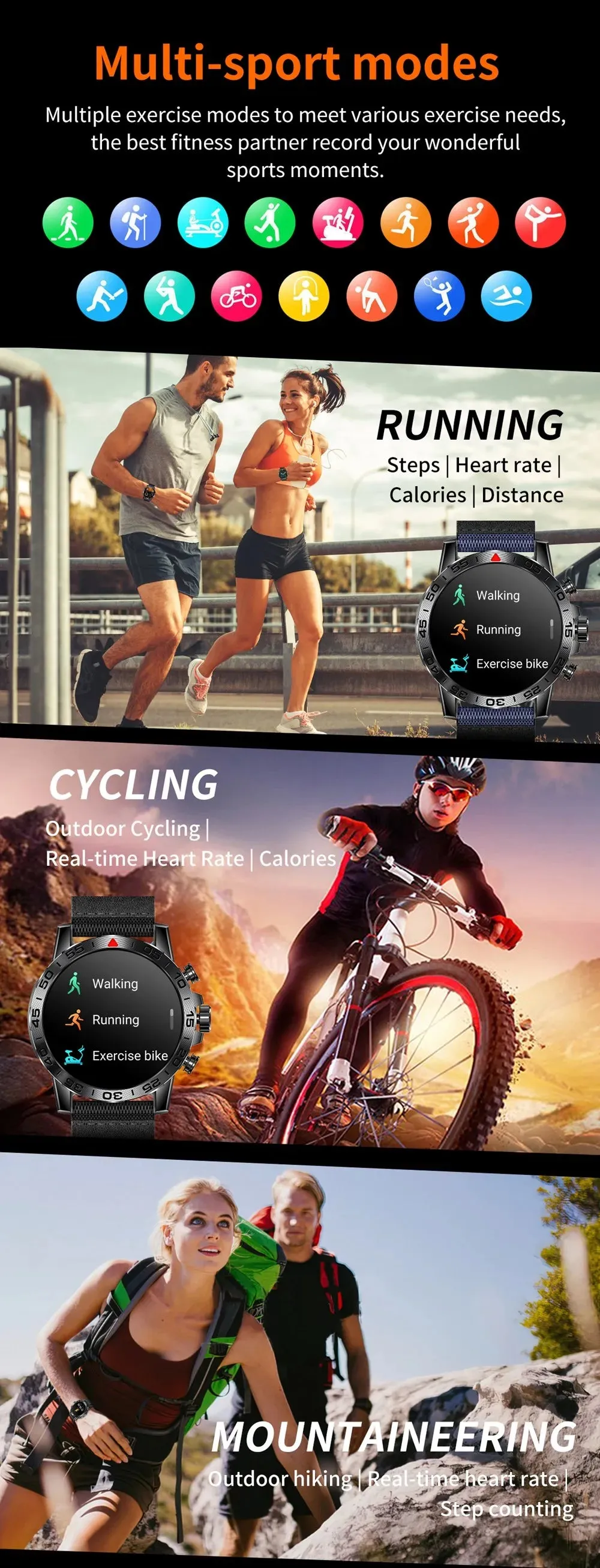 EFFEOKKI 1.39" HD Display Smart Fitness Watch