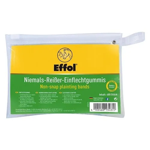Effol Non-Snap Plaiting Bands Pack of 400