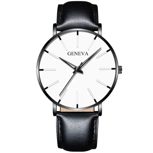 Elegant Precision Ultra-Thin Men's Timepiece