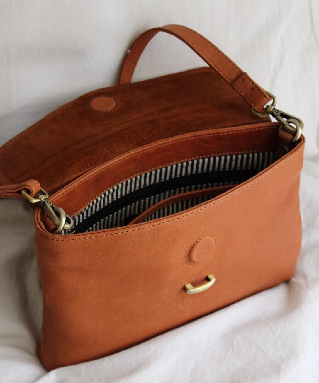 Ella Midi | Soft Grain Leather