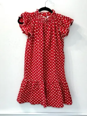 Embroidered Babydoll Dress