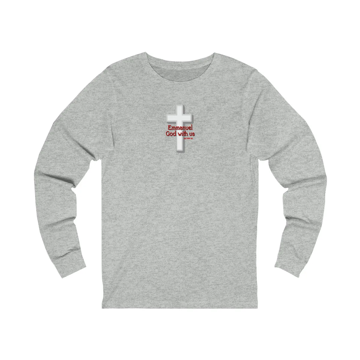 Emmanuel God With Us Women’s Unisex Jersey Long Sleeve Tee