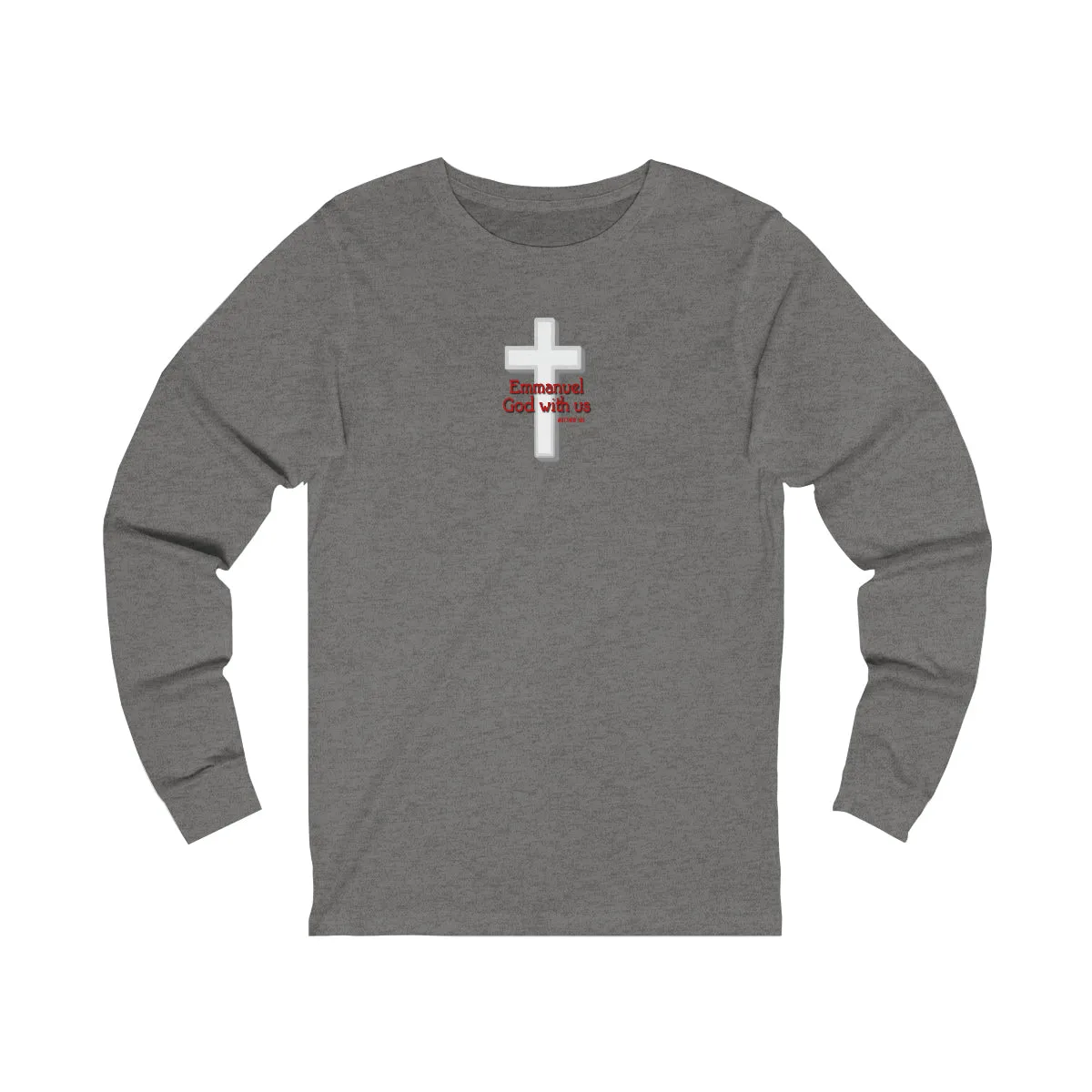Emmanuel God With Us Women’s Unisex Jersey Long Sleeve Tee