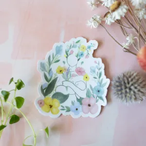 Empowered Floral Breastfeeding Sticker