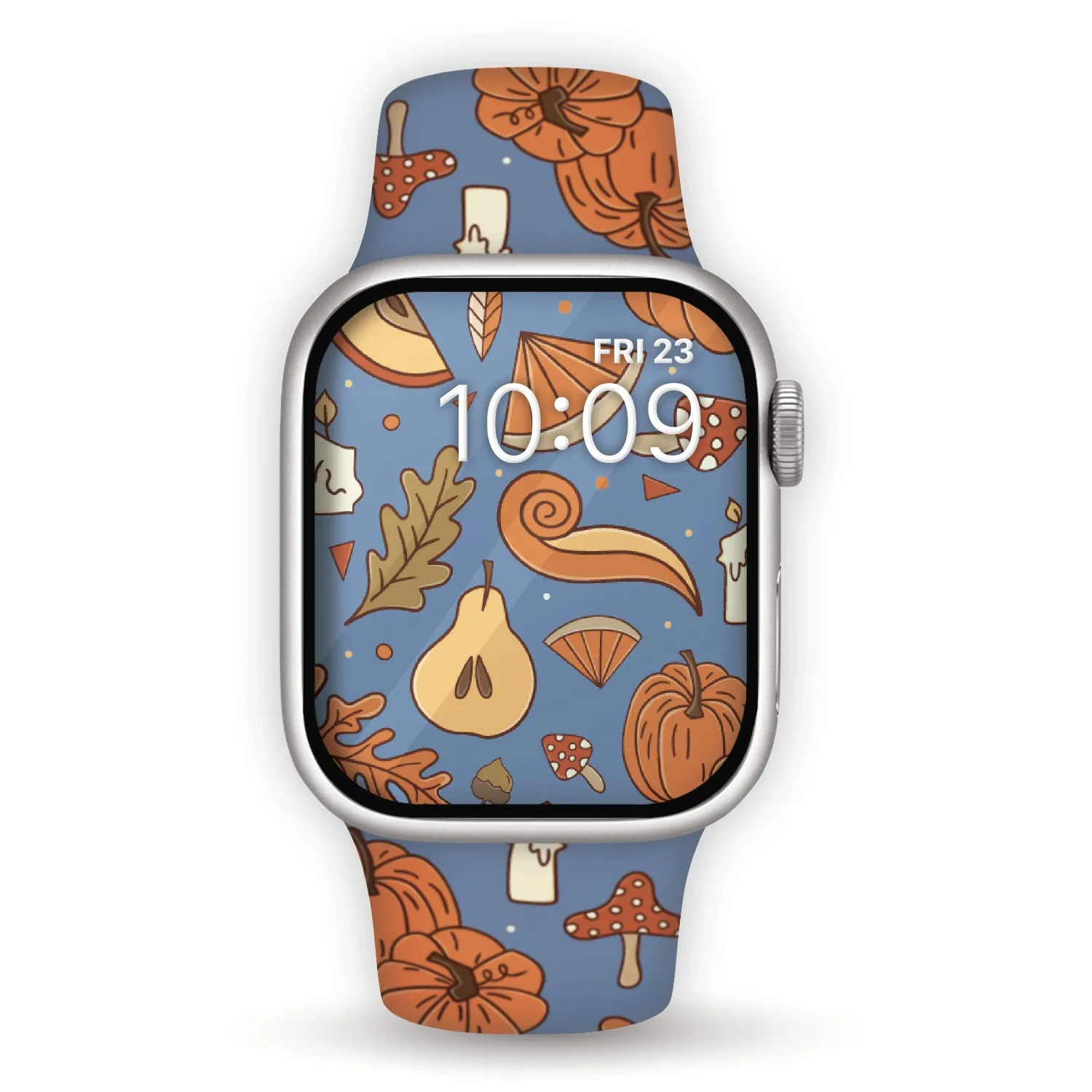 EnchantedFall Print | Silicone Watch Band for Apple Watch ®   Watch Face Incl.