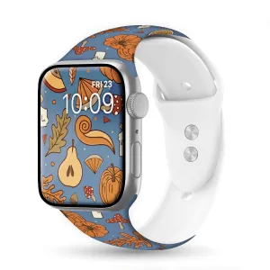 EnchantedFall Print | Silicone Watch Band for Apple Watch ®   Watch Face Incl.