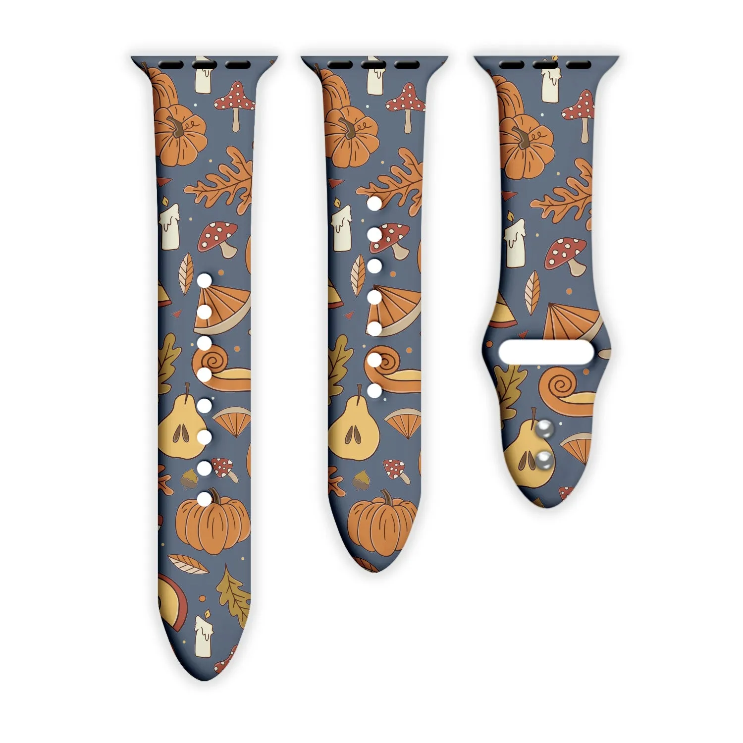 EnchantedFall Print | Silicone Watch Band for Apple Watch ®   Watch Face Incl.
