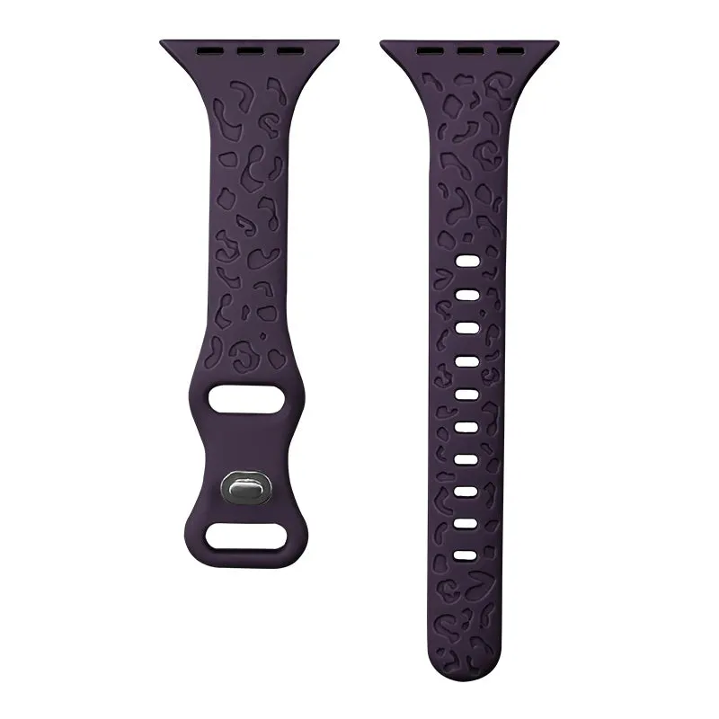 Engraved Slim Silicon Bands