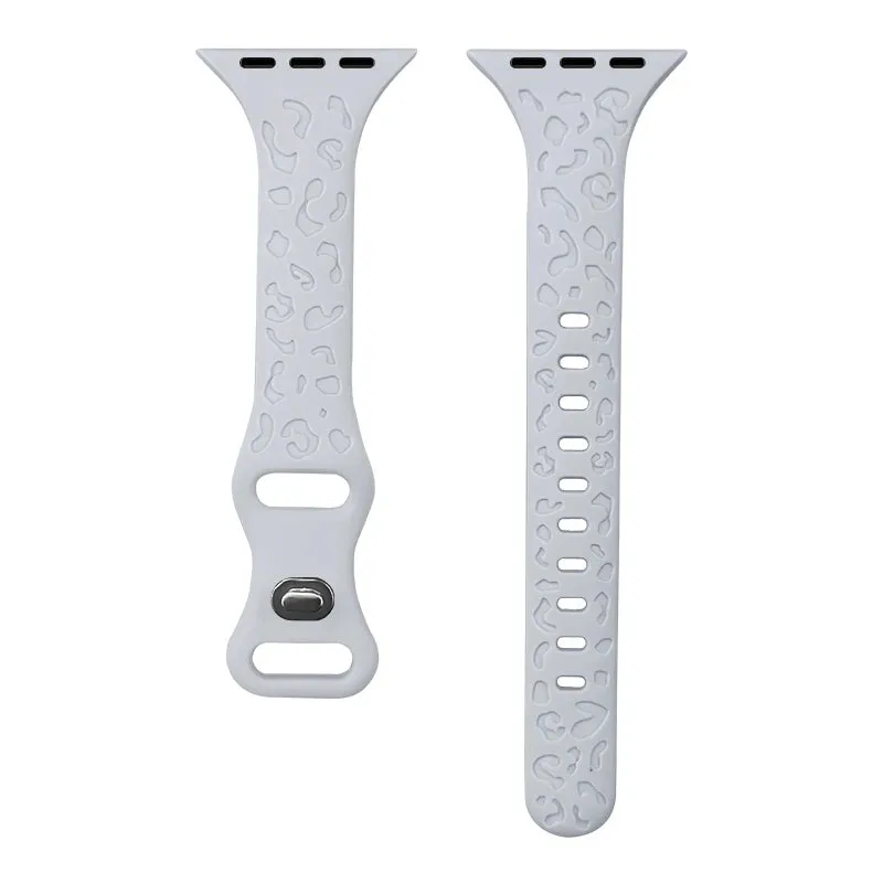 Engraved Slim Silicon Bands