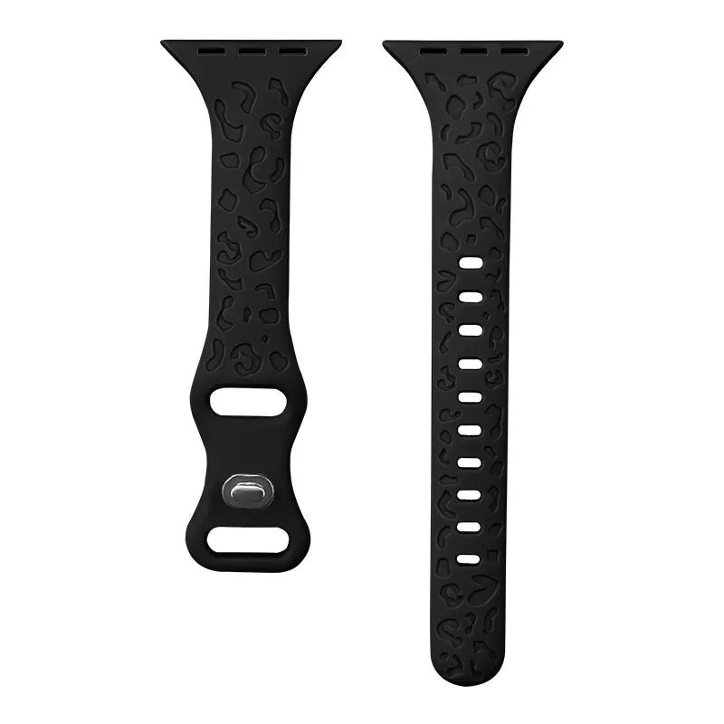 Engraved Slim Silicon Bands