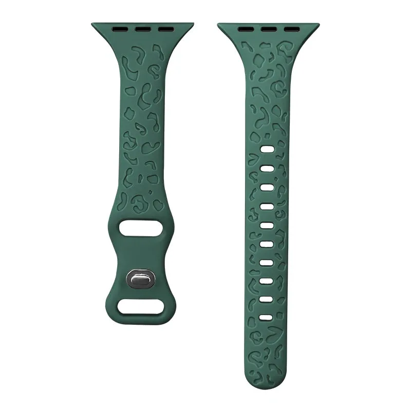 Engraved Slim Silicon Bands