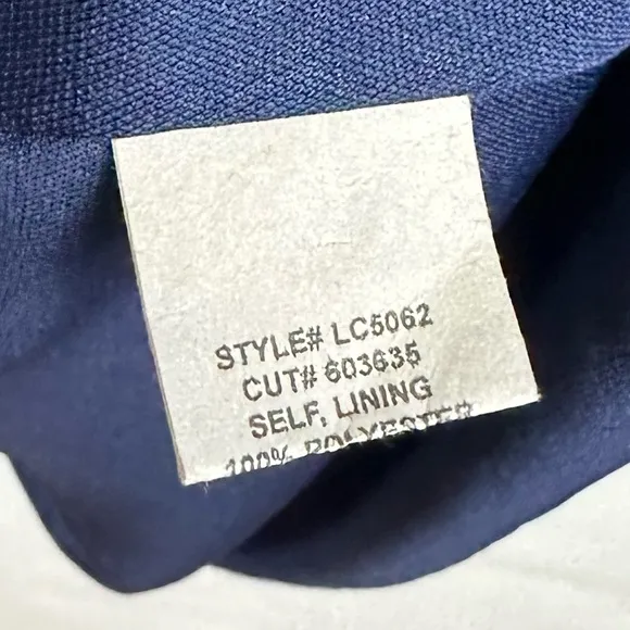 Eva Franco Obeylo Navy Blue Lace Dress Size 8