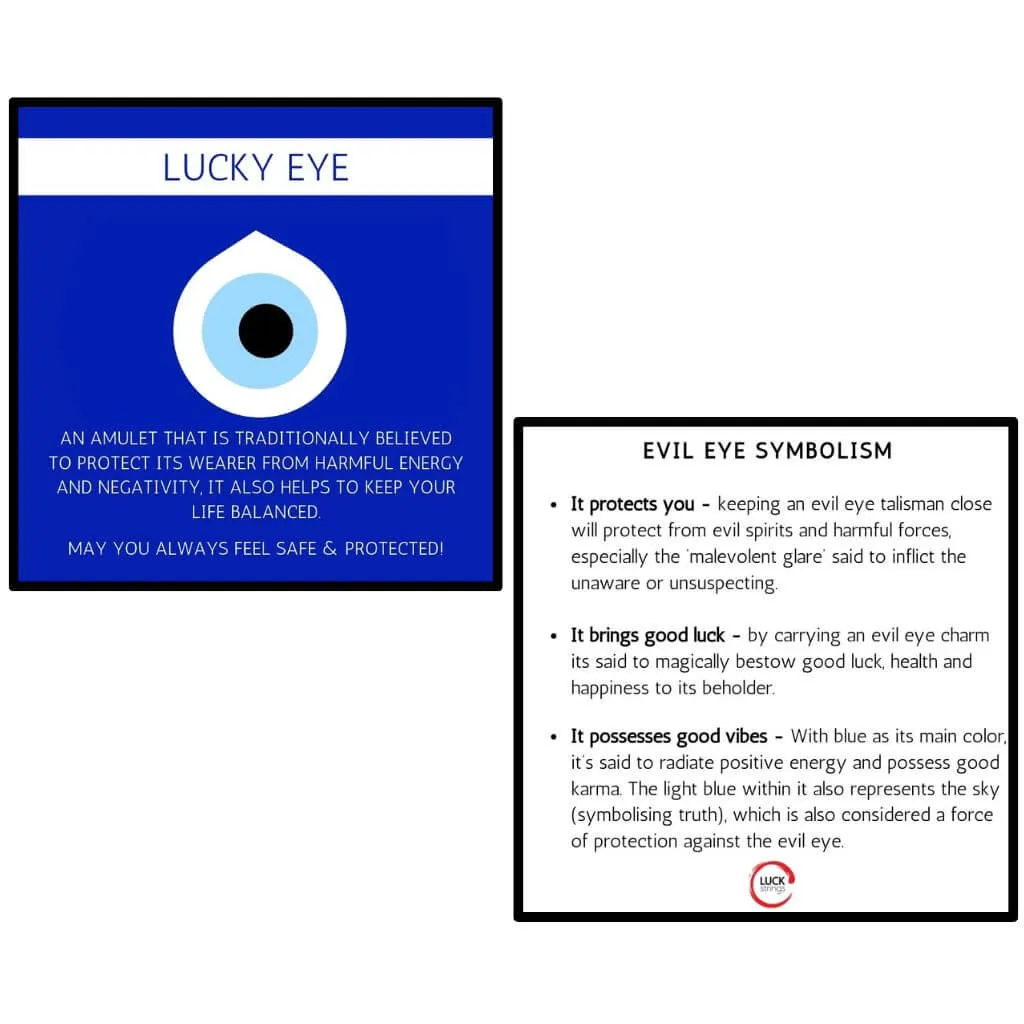 Evil Eye Anklet - Adjustable & Protective