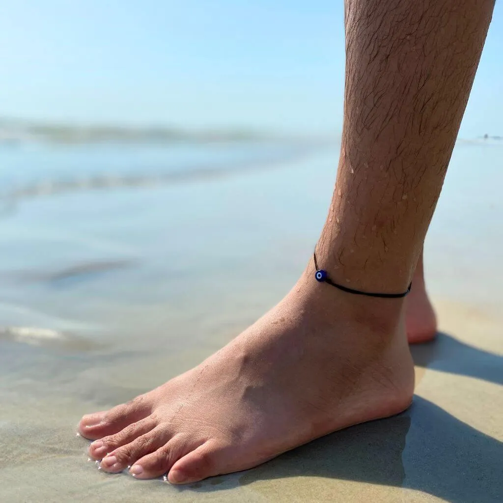Evil Eye Anklet - Adjustable & Protective