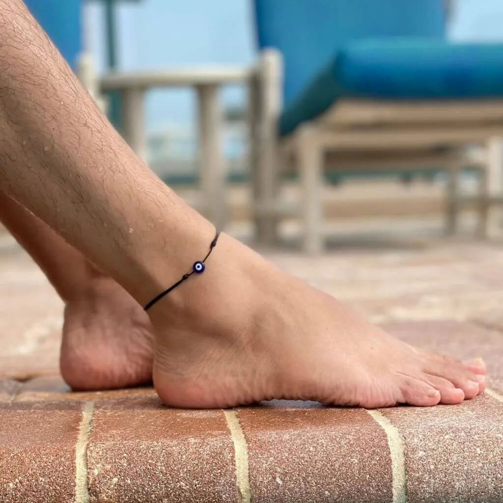 Evil Eye Anklet - Adjustable & Protective
