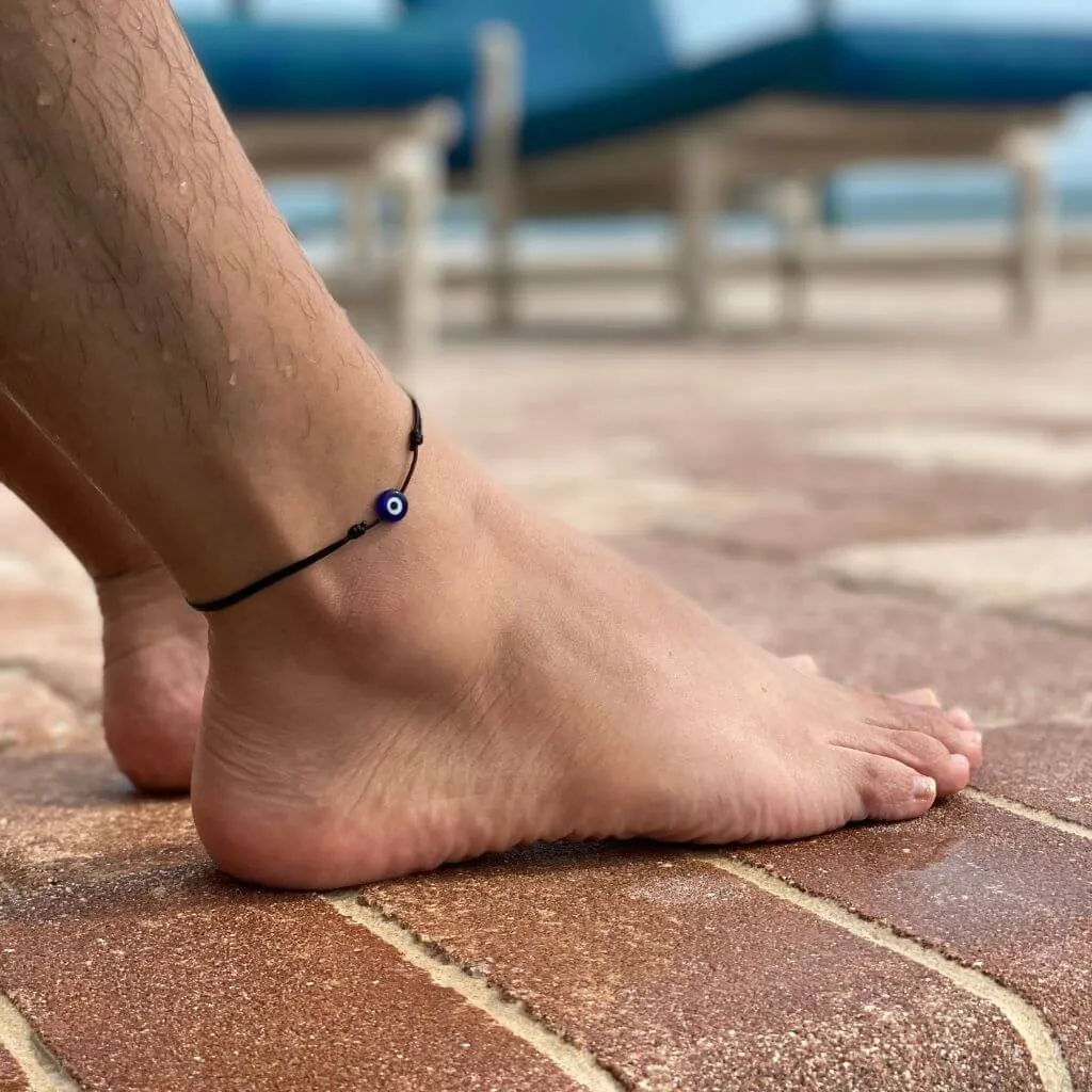 Evil Eye Anklet - Adjustable & Protective