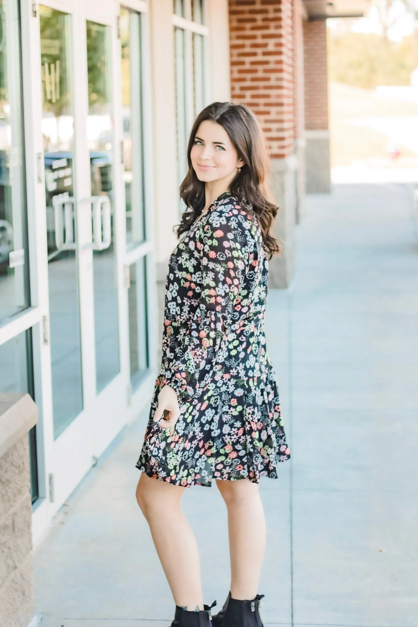 Express Yourself Fall Floral in Black