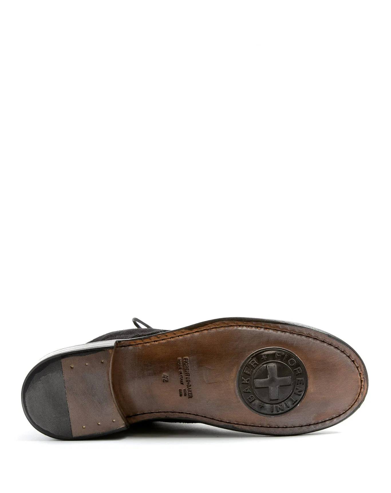 F-EMON Black Suede Lace-up Boots