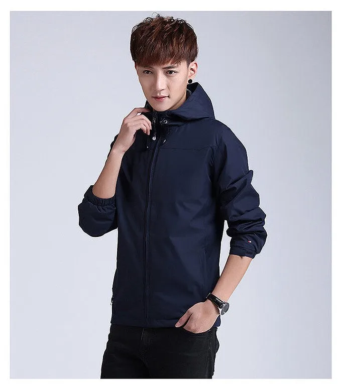 Factory Custom Outdoor Mountaineering Clothing Spring And Autumn Thin Style Men's Jacket Hiking Trip Waterproof utility Jacket