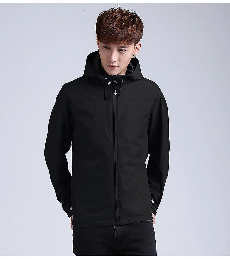 Factory Custom Outdoor Mountaineering Clothing Spring And Autumn Thin Style Men's Jacket Hiking Trip Waterproof utility Jacket