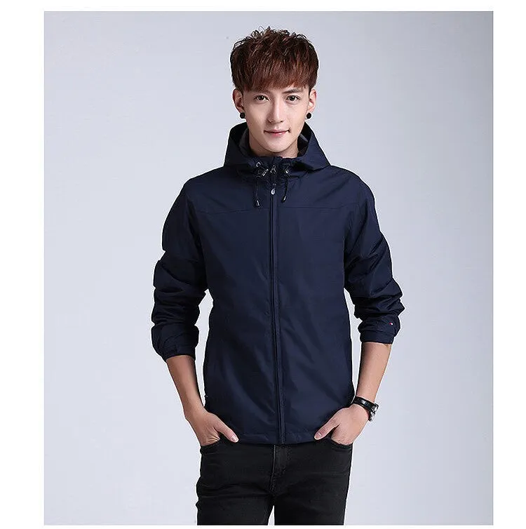 Factory Custom Outdoor Mountaineering Clothing Spring And Autumn Thin Style Men's Jacket Hiking Trip Waterproof utility Jacket