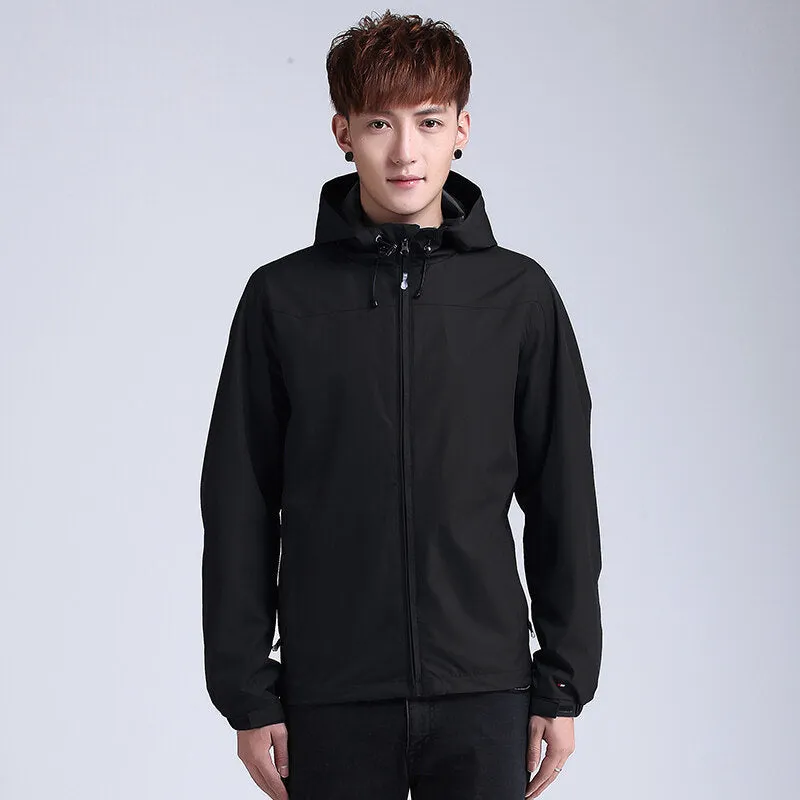 Factory Custom Outdoor Mountaineering Clothing Spring And Autumn Thin Style Men's Jacket Hiking Trip Waterproof utility Jacket
