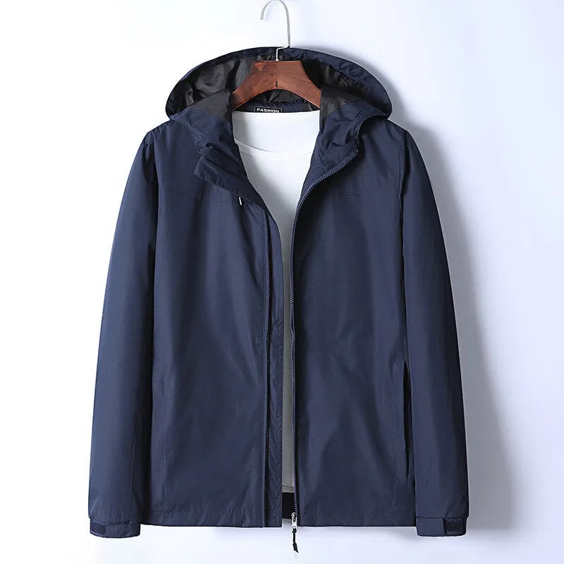 Factory Custom Outdoor Mountaineering Clothing Spring And Autumn Thin Style Men's Jacket Hiking Trip Waterproof utility Jacket