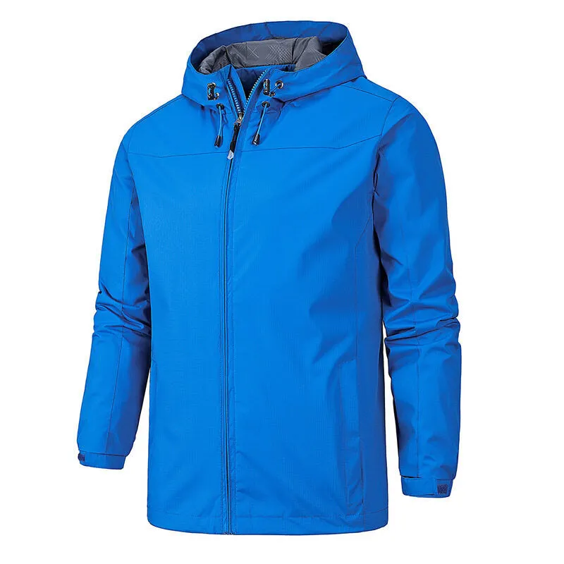 Factory Custom Outdoor Mountaineering Clothing Spring And Autumn Thin Style Men's Jacket Hiking Trip Waterproof utility Jacket