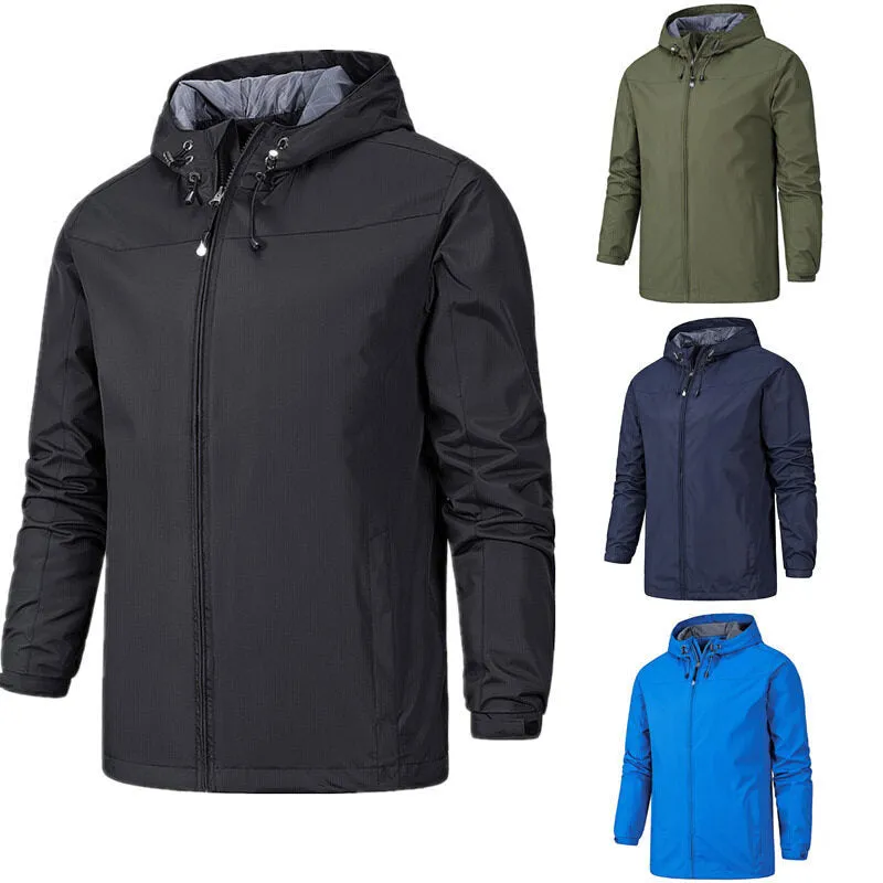Factory Custom Outdoor Mountaineering Clothing Spring And Autumn Thin Style Men's Jacket Hiking Trip Waterproof utility Jacket
