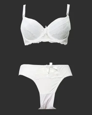 Fancy Bridal Bra Panty Sets - Single Padded Underwired Bra Panty Sets - BS4004