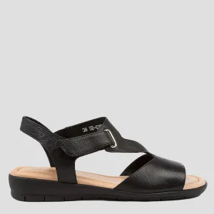 FANNE2 - BLACK LEATHER