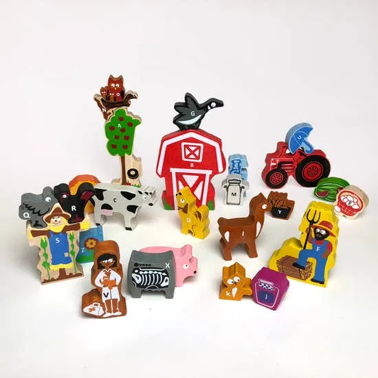 Farm A-Z Puzzle & Playset
