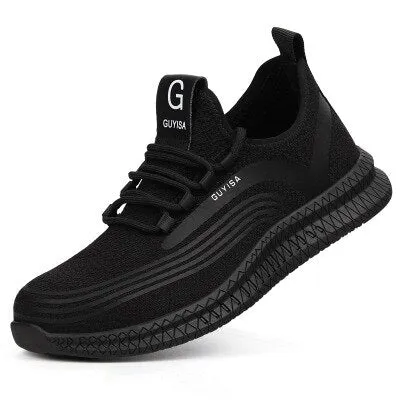 Fashion Autumn Steel Toe Work Shoes for Men Puncture Proof Safety Shoes Man woman Breathable Casual sneakers Protective shoes