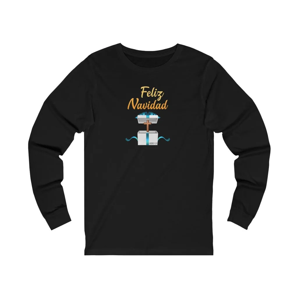 Feliz Navidad Women Unisex Jersey Long Sleeve Tee