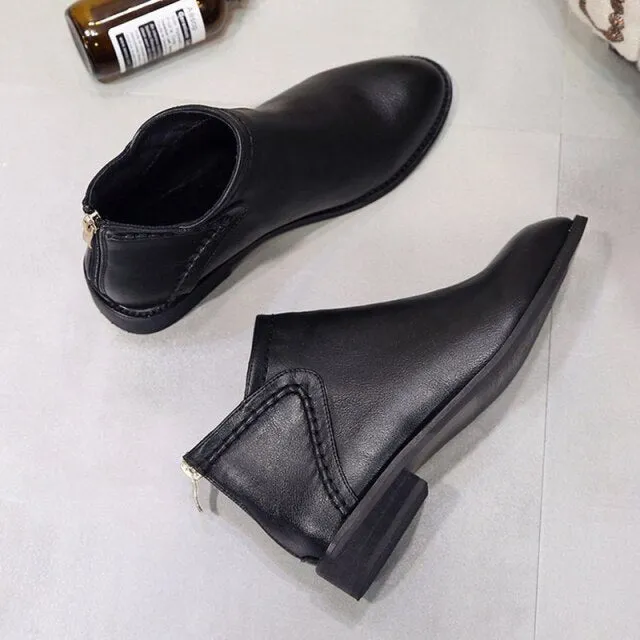 Female Fashion Casual High Ankle Boots