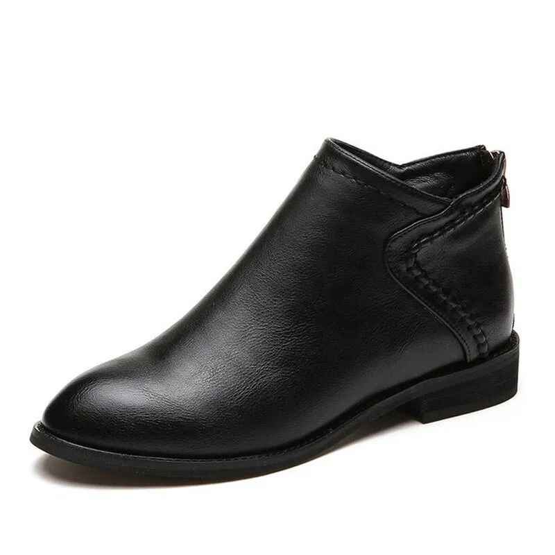 Female Fashion Casual High Ankle Boots