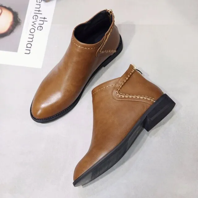 Female Fashion Casual High Ankle Boots