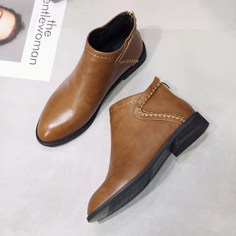 Female Fashion Casual High Ankle Boots
