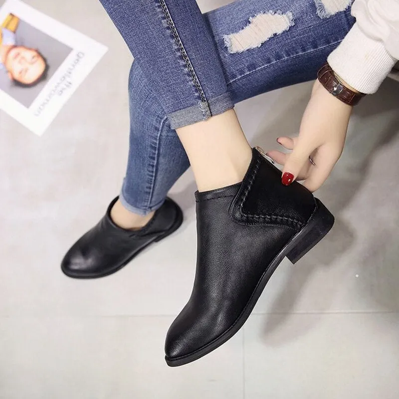 Female Fashion Casual High Ankle Boots