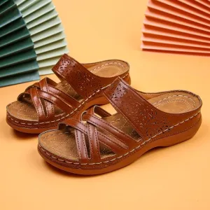 FEMKE - Orthopädische Vintage-Sandalen